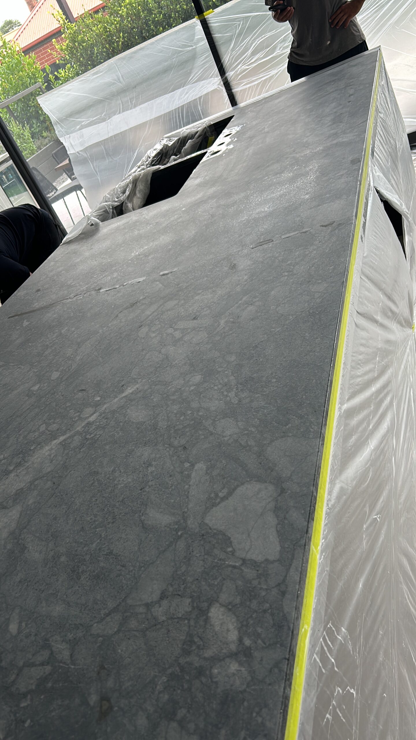 Stone polishing